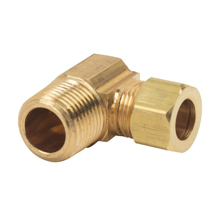 Thrifco Plumbing No. 69-C 3/8 Inch x 3/8 Inch Lead-Free Brass Compression MIP 90 El 4401100